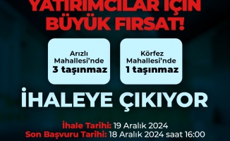 4 Taşınmaz 'İhaleye' Çıkıyor!